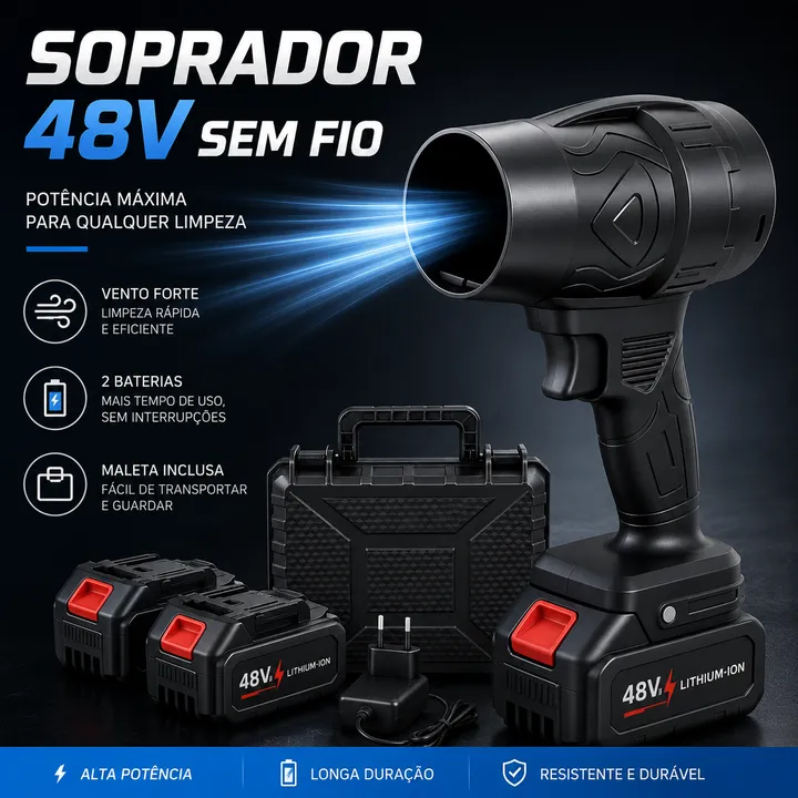 Soprador sem fio
